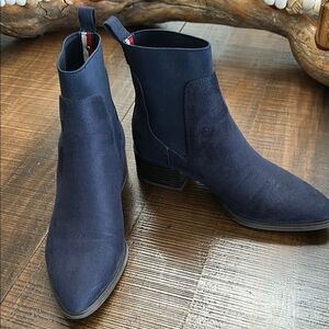 Navy Blue Women's Ankle Boots